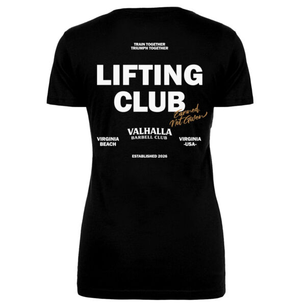 LIFTING CLUB - WOMEN'S FITTED T-SHIRT - $G6Y6CX$ Thumbnail