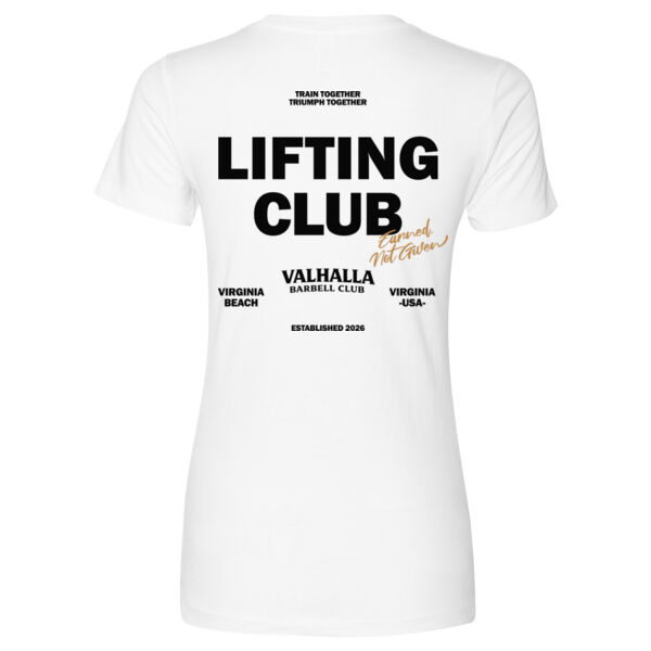 LIFTING CLUB - WOMEN'S FITTED T-SHIRT - $ELQYF7$ Thumbnail